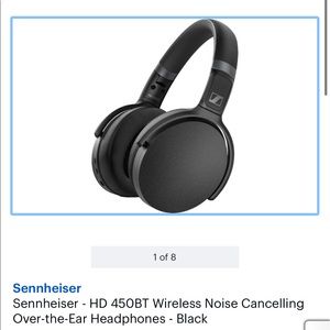 Sennheiser HD 450BT headphones